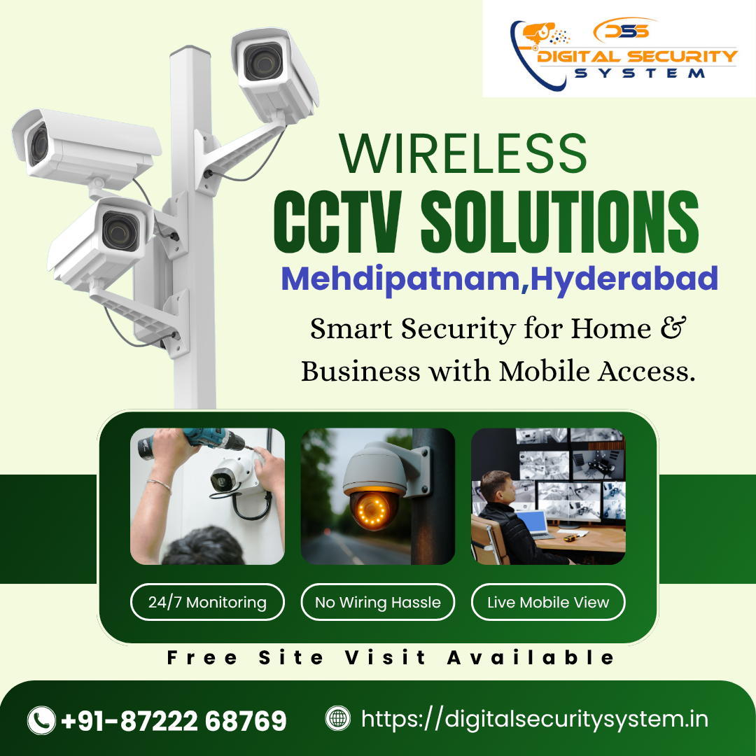 Wireless CCTV Camera Installation in Mehdipatnam Hyderabad